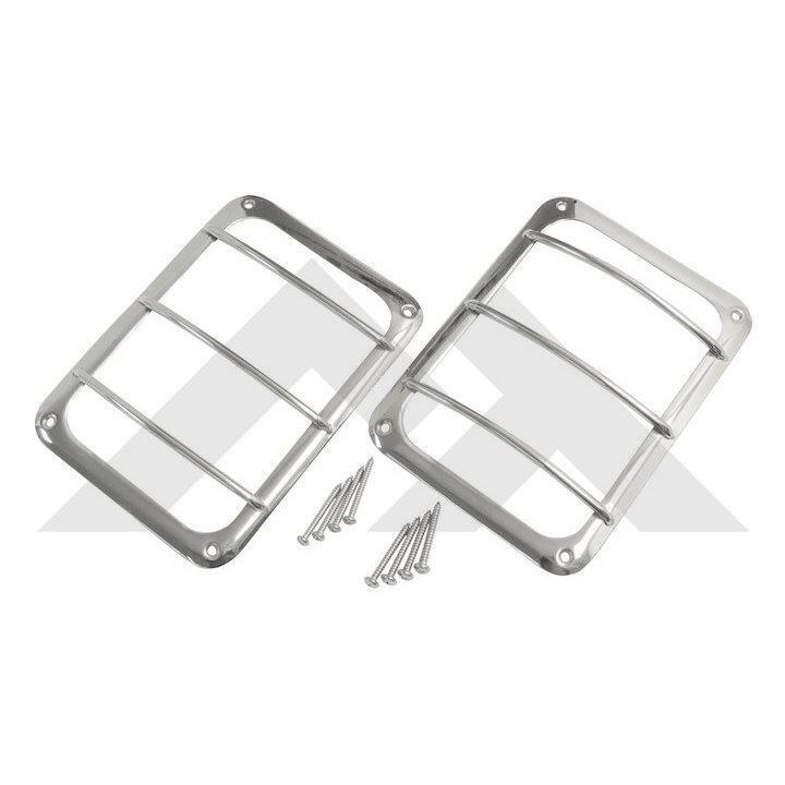 Grille de feu arrière en inox pour moto tout-terrain de voyage