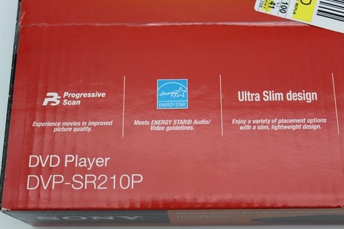 Sony Progressive Scan CD and DVD Player ~BRAND NEW / SEALED ~ Black | DVP-SR210P - Picture 3 of 7