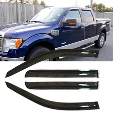 4pcs Original Shatterproof Outside Mount Style Window Rain Guard Shield Side ...