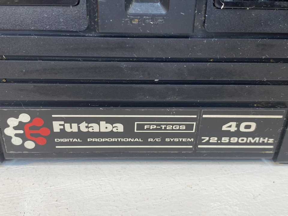 Vintage Yellow Corvette W/futaba remote High Tech Radials #78 - Image 4 of 4