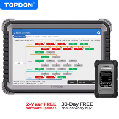 2026 TOPDON Phoenix Plus 2 Car Diagnostic Scan Tool Bidirectional & E*C*U Coding