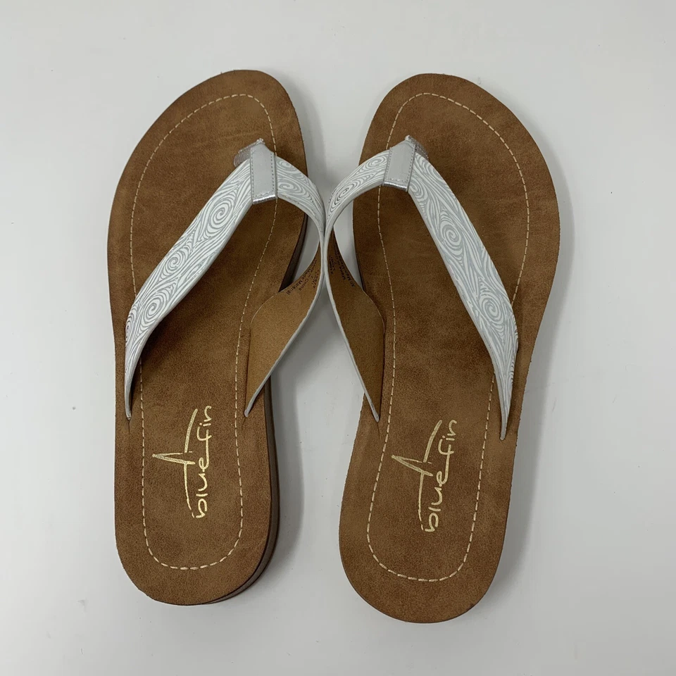 Blue Fin Womens Lori Flip-Flop Thong Sandals US Size 7 - Image 4 of 4