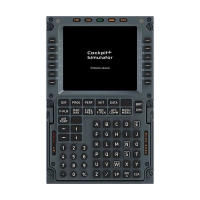Original A320 MCDU Full Metal Flight Simulator Kit for Cockpit Simulator Games #