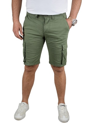 Bermuda Cargo Uomo pantaloncini con tasconi pantaloni corti tasche laterali slim - Imagen 7 de 62