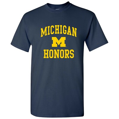Michigan Wolverines Arch Logo Honors T-Shirt - Navy