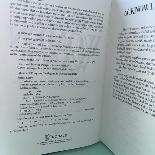 What Women Want Hardcover Book : What Every Man Needs to Know About VGC - Picture 9 of 19