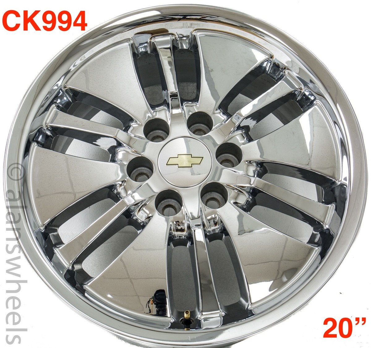 Yoking さま　CHROME 1 Single Chevy Silverado Tahoe Suburban Chrome 20”OEM Wheel