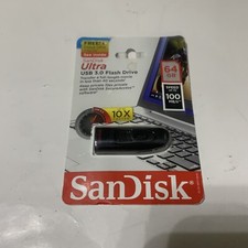 SanDisk Ultra 64GB USB 3.0 Flash Drive Memory Stick Pen Drive Black