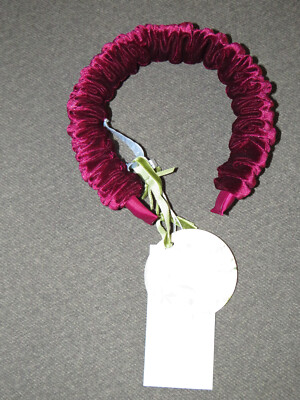 Antonio Melani Nicola Bathie Wine Velvet Alexandra Headband 