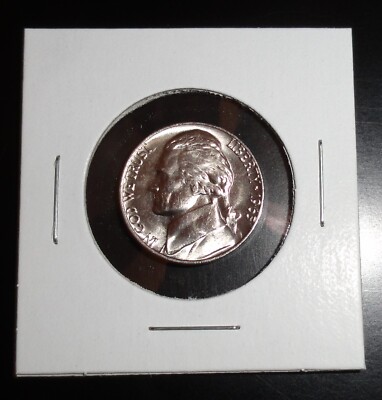 1963 5C Jefferson Nickel Gem Brilliant Uncirculated Liquid Luster