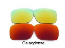 Galaxy Replacement Lenses For Oakley Holbrook Red Gold Polarized 2 Pairs