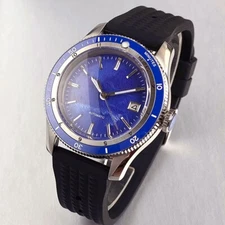 NH35 Diving Men's Watch 40mm 20ATM Diving 200m Waterproof Bubble Sapphire Crysta