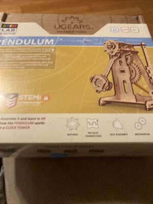 UGears Mechanical Model Rare Pendulum Stem Lab 92 Parts A1
