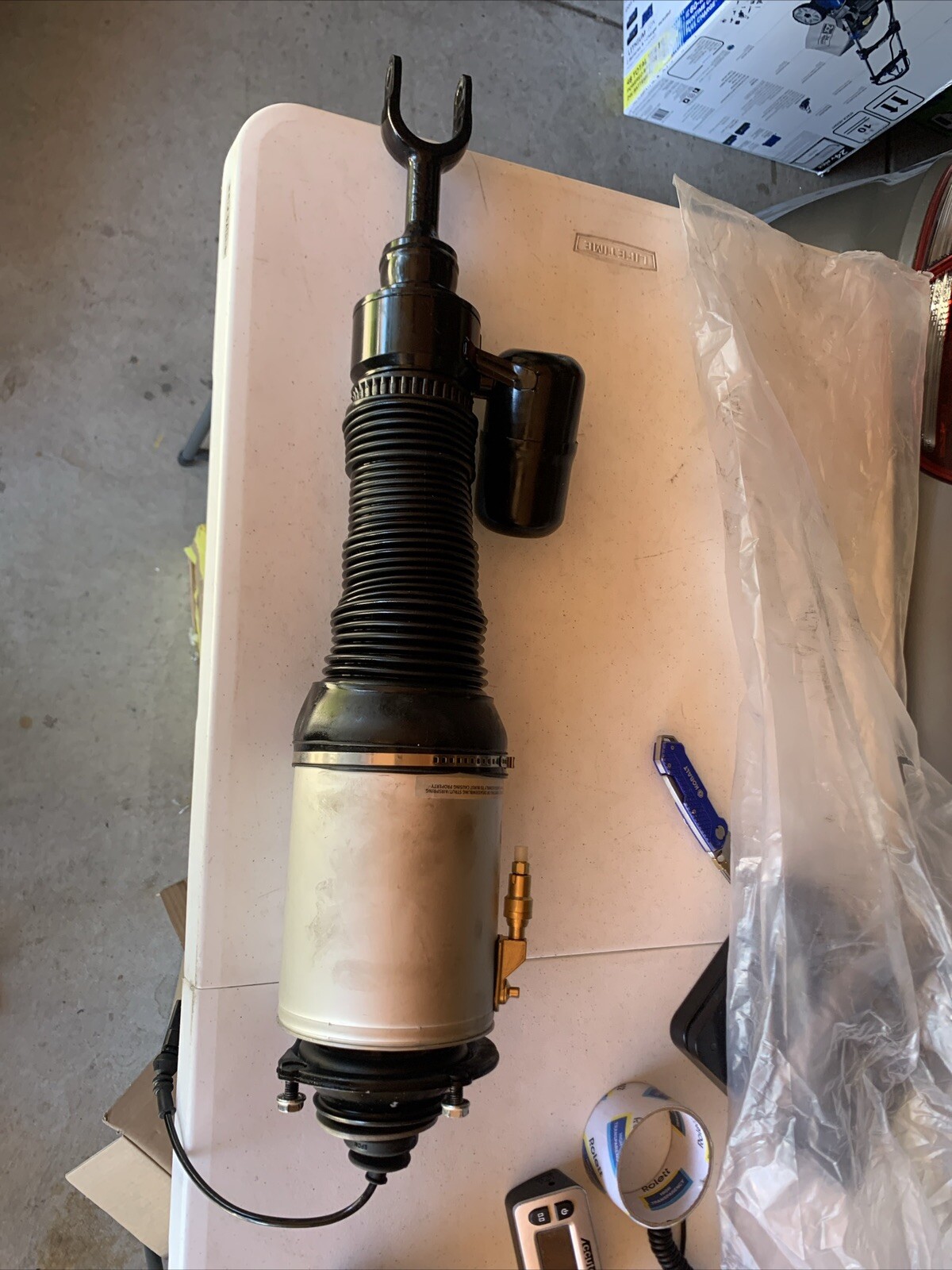 Bentley Continental GTC Flying Spur - LH Front Shock Absorber 