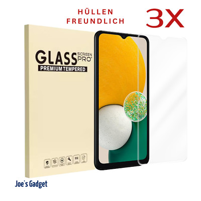 3x Premium 9H Panzerfolie für Samsung Galaxy A07 A06 A05s A03 A02 Tempered Glass