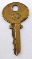 Vintage Key Brass Marked "1000G" Fitchburg Appx 1.75" Padlocks Drawers Cabinets