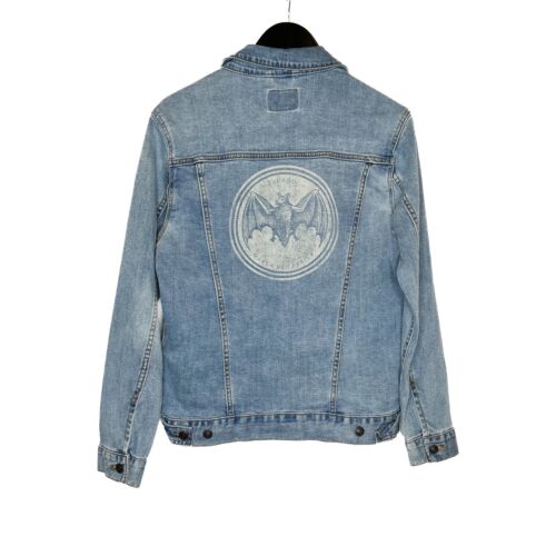 Bacardi Jacke Jeans helle Waschung Bacardi Marca de Fabrica Größe S