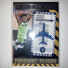 2021-22 Panini Hoops Frequent Flyers Anthony Edwards Basketball Insert Card...