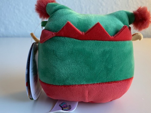 Squishmallow 5" EMMY the ELF WIth HAT Kellytoy CHRISTMAS Holidays 2021 NEW - Picture 3 of 6