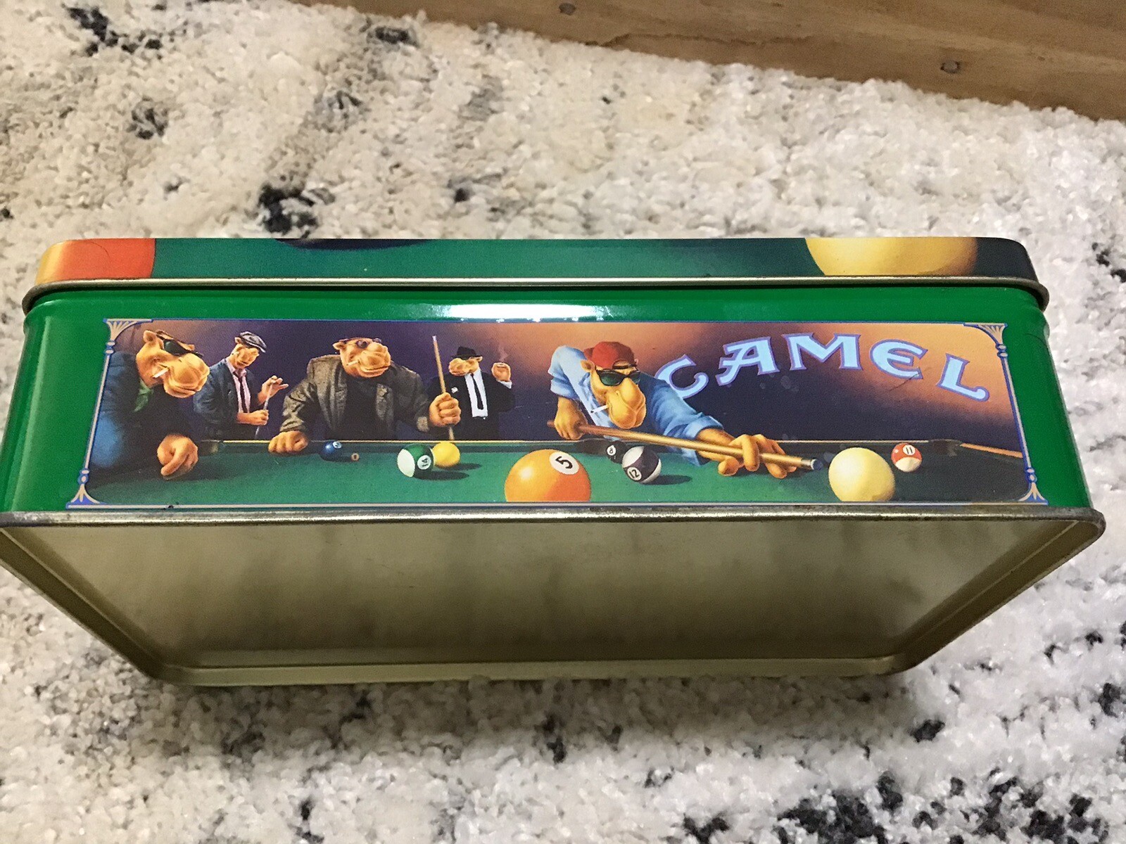 Vintage Joe Camel Pool Table Hinged Tin 1992 With Matches | eBay