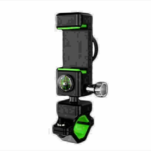 Bicycle Handlebar Holder Mount Stand w/ LED Light Compass Fit CellPhone Stand - 第 14/14 張圖片
