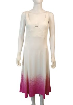 Off White Pink And White Degrade Jersey Dress - UK 14 | eBay Off White Pink And White Degrade Jersey Dress - UK 14 | eBay