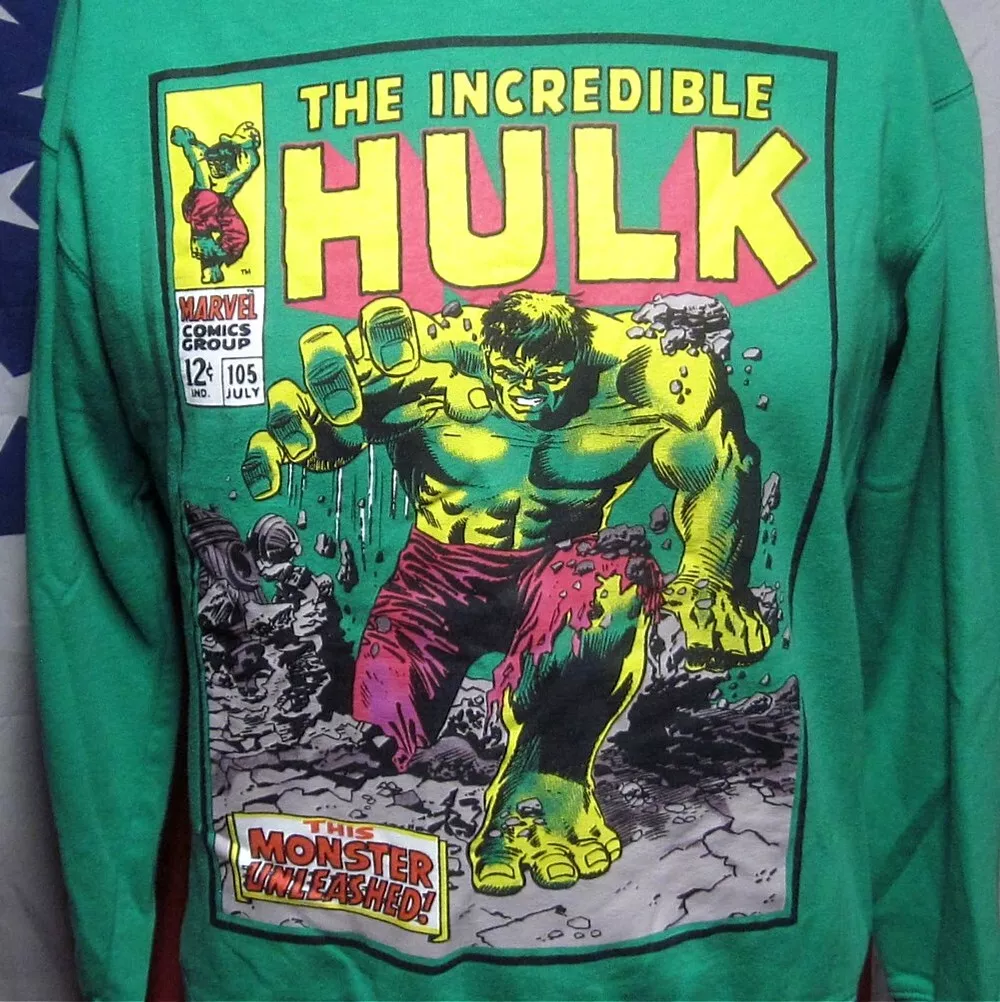 Incredible hulk sweatshirt cheap