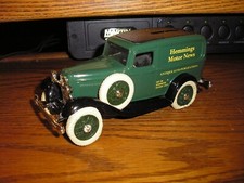 Vintage ERTL Hemmings Motor News 1932 Ford Delivery Van Die Cast Bank Free SHIP