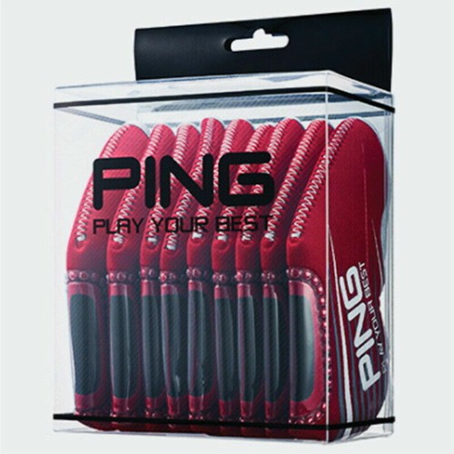 PING Golf Iron Club Head Cover (9pcs) / Red Neoprene ⭐Tracking⭐ eBay