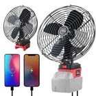 Portable Cordless Jobsite Fan for Milwaukee M18 18V Battery,For Camping Workshop