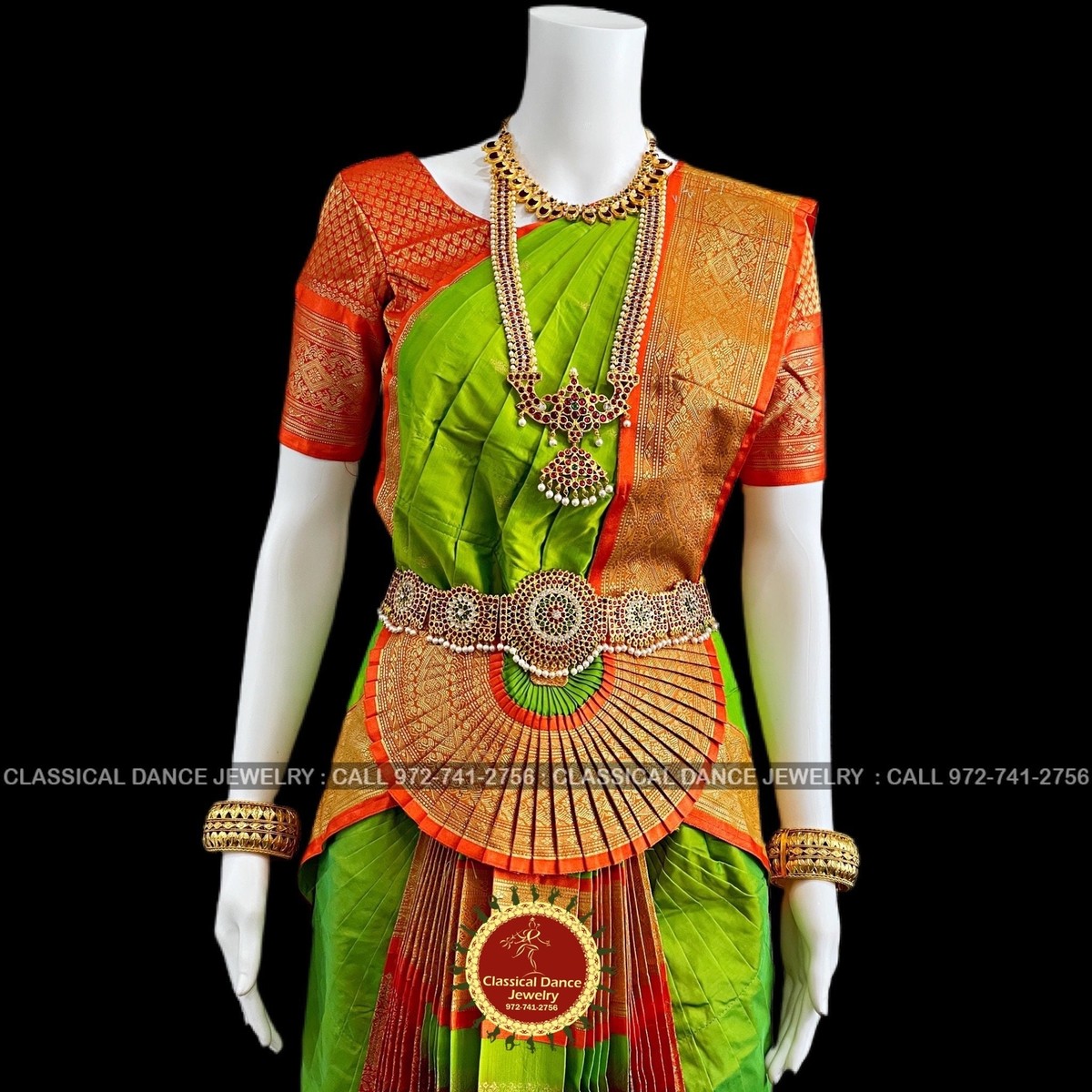 strapless open back dress Buy Traditional Pink Green Bharatanatyam Dress Online For Women – The Dance  Bible main image 1