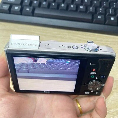 Nikon COOLPIX S8000 14.2MP Digital Camera - Black for sale