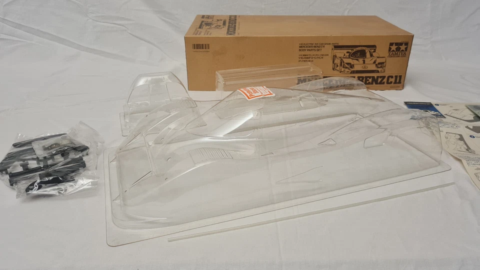 Tamiya Mercedes Benz C11 body parts set 1/10 RC car ITEM 50396 3200 - year 1990 - Immagine 2 di 4