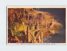 Postcard Mysterious Temple of Silence Cave of the Winds Manitou Springs CO USA