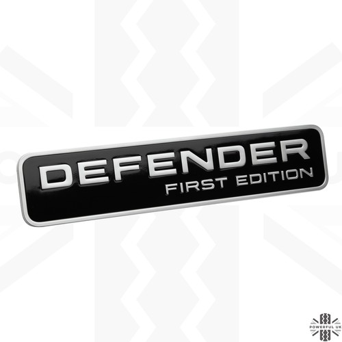 Insignia de puerta trasera genuina primera edición para Land Rover Defender L663 90 110 - Imagen 3 de 6