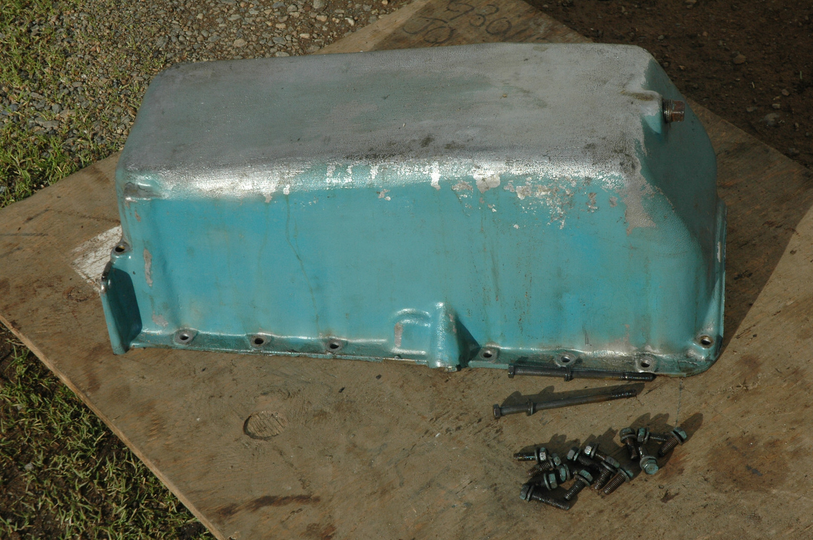 CHRYSLER 225 MARINE ENGINE ALUMINUM OIL PAN 2 OEM eBay