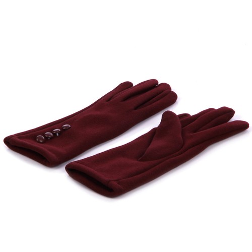 Elegant Classic Women's Winter Thermal Gloves with Buttons - Different Colors - Picture 17 of 30