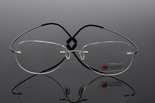Fashion Rimless Pure Titanium Reading Glasses Coating Lens Reader 0.00 5.00