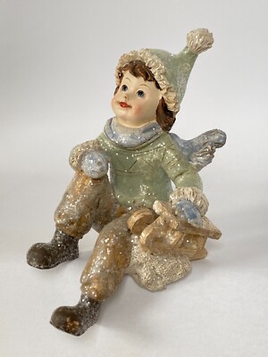 Deko Figur Kind Mädchen Weihnachten HOFF Interieur