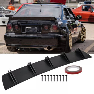 For Lexus IS300 IS200 Rear Bumper Diffuser Spoiler Shark Fins Trim Splitter Wing