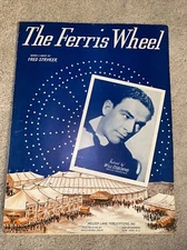 1942 THE FERRIS WHEEL Vintage Sheet Music WILL OSBORNE by Fred Stryker