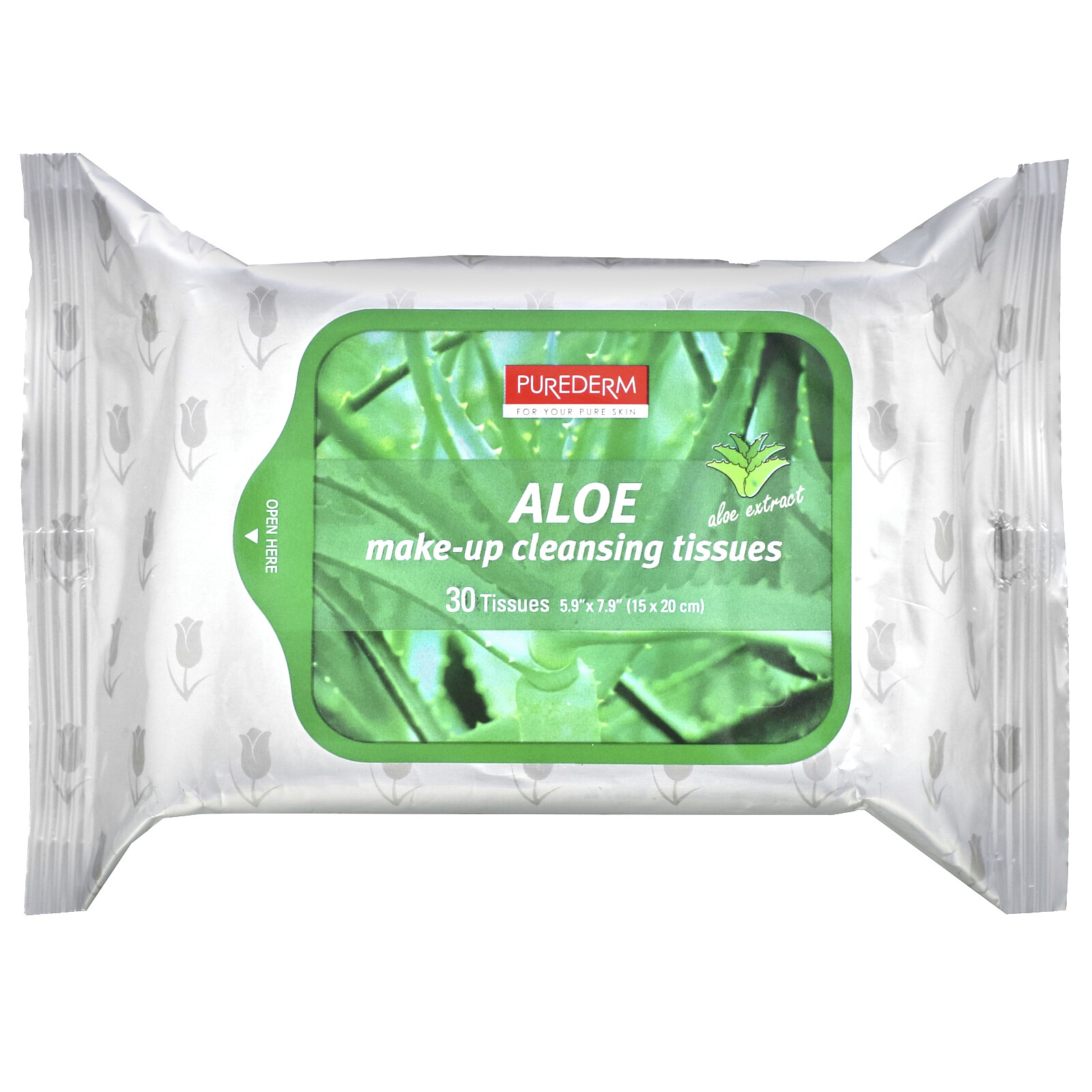 Очищающие салфетки для макияжа Алоэ 30 салфеток 1890₽