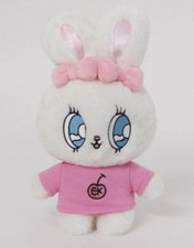 Esther Bunny Official Plush Doll Series : T-shirt Bunny 7" White Stuffed Doll