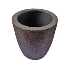 1 KG Clay Graphite Foundry Crucible Melting Furnace Refining Gold Silver