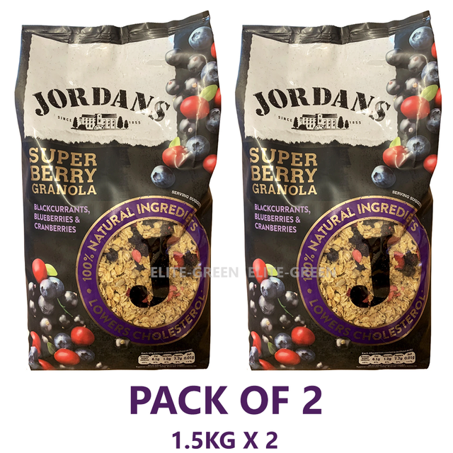 Jordans Super Berry Granola 1.5kg Blackcurrants Blueberries Cranberries