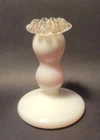 Fenton Silver (clear) Crest Candle Stick Holder Or Vase