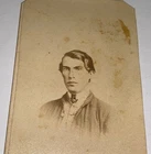 Rare Antique American Military Civil War Union Army Soldier Washington CDV Photo