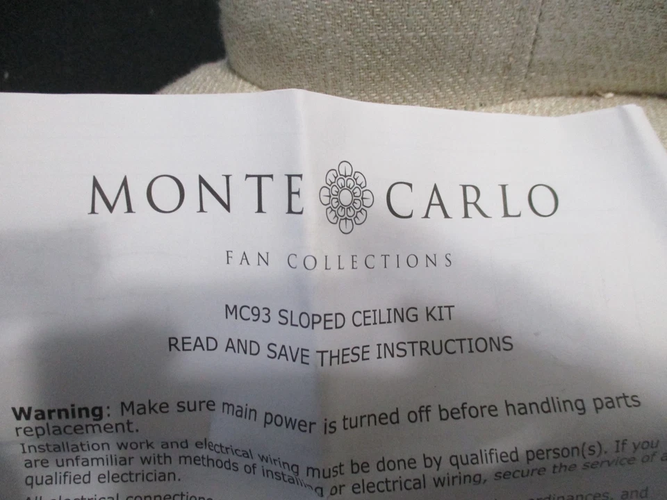 Monte Carlo MC93KOA - Slope Ceiling Kit Brown Woodgrain - Image 2 of 4