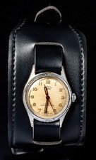 Rotary Militar Herren Handaufzug FEF 350 Vintage Swiss Uhr -- funktioniert