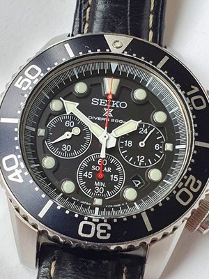 Seiko  Prospex Solar Air/Diver Chronograph SSC015P1 . 200m